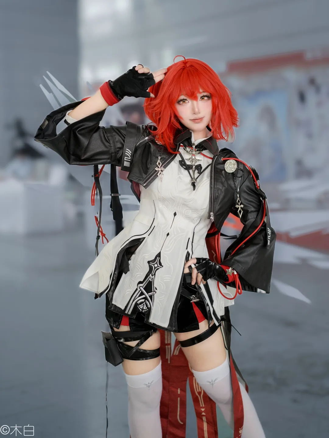 【新约能天使cos】明日方舟红发战术少女的漫展返图 - 第 1 张