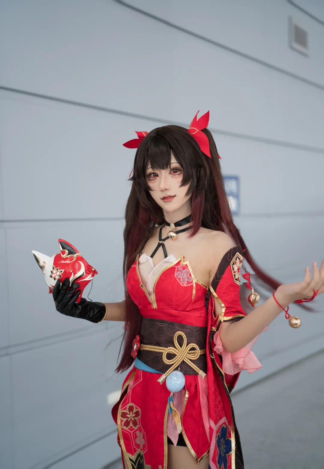 【花火cos】崩坏星穹铁道里的欢愉戏精，狐狸面具准备就绪