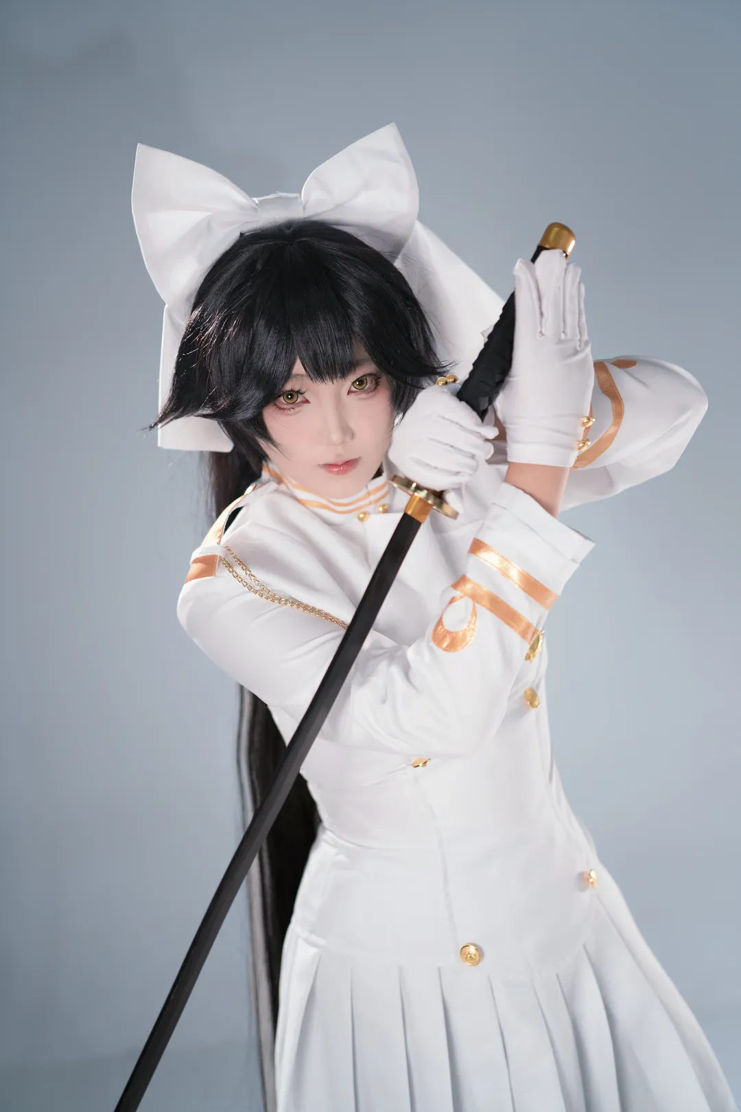 【高雄コスプレ】アズールレーン重巡洋艦一番艦の白い軍服姿 - 2 枚目