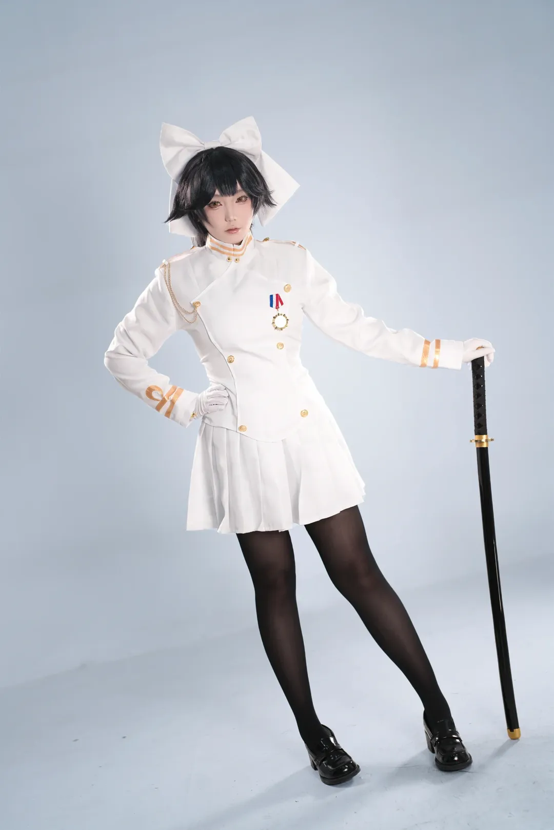 【高雄cos】碧蓝航线重巡洋舰一番舰的白色军装
