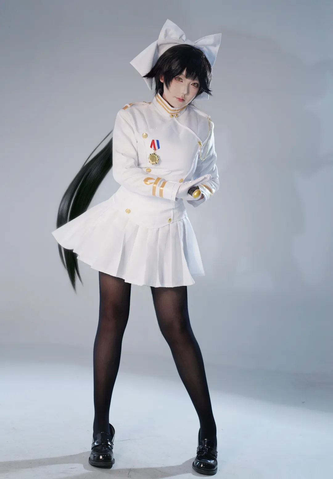 【高雄コスプレ】アズールレーン重巡洋艦一番艦の白い軍服姿 - 6 枚目