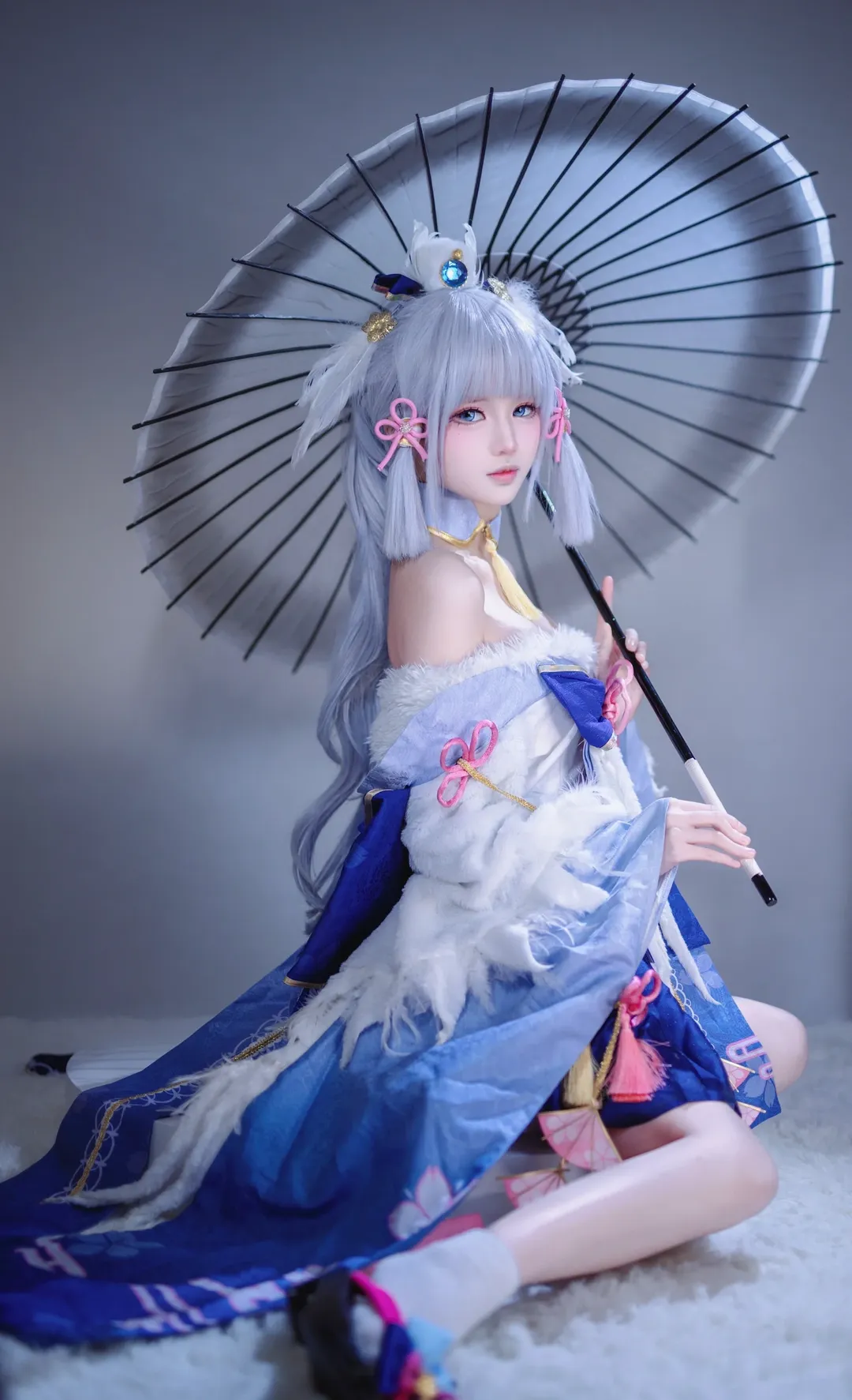 [Kamisato Ayaka cosplay] Genshin Impact: The Frosty Serenity of the Heron Princess - Image 2