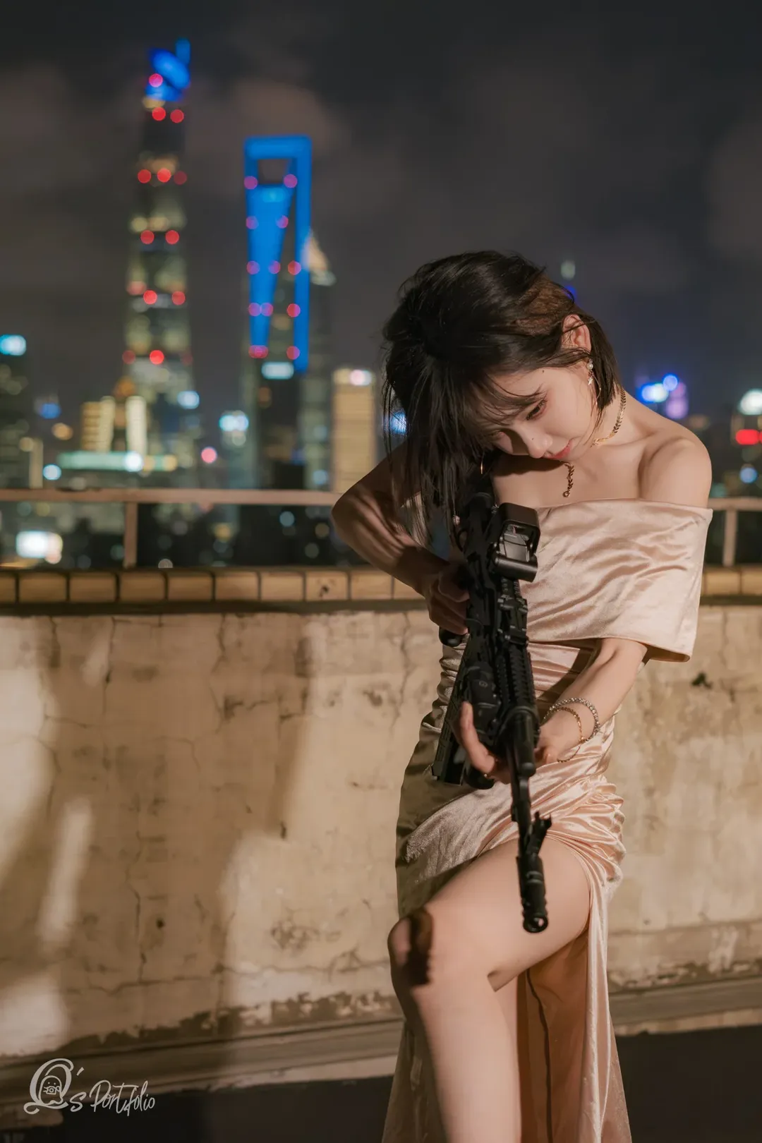 【史密斯夫人cos】陸家嘴天台上的女間諜之夜 - 第 3 張