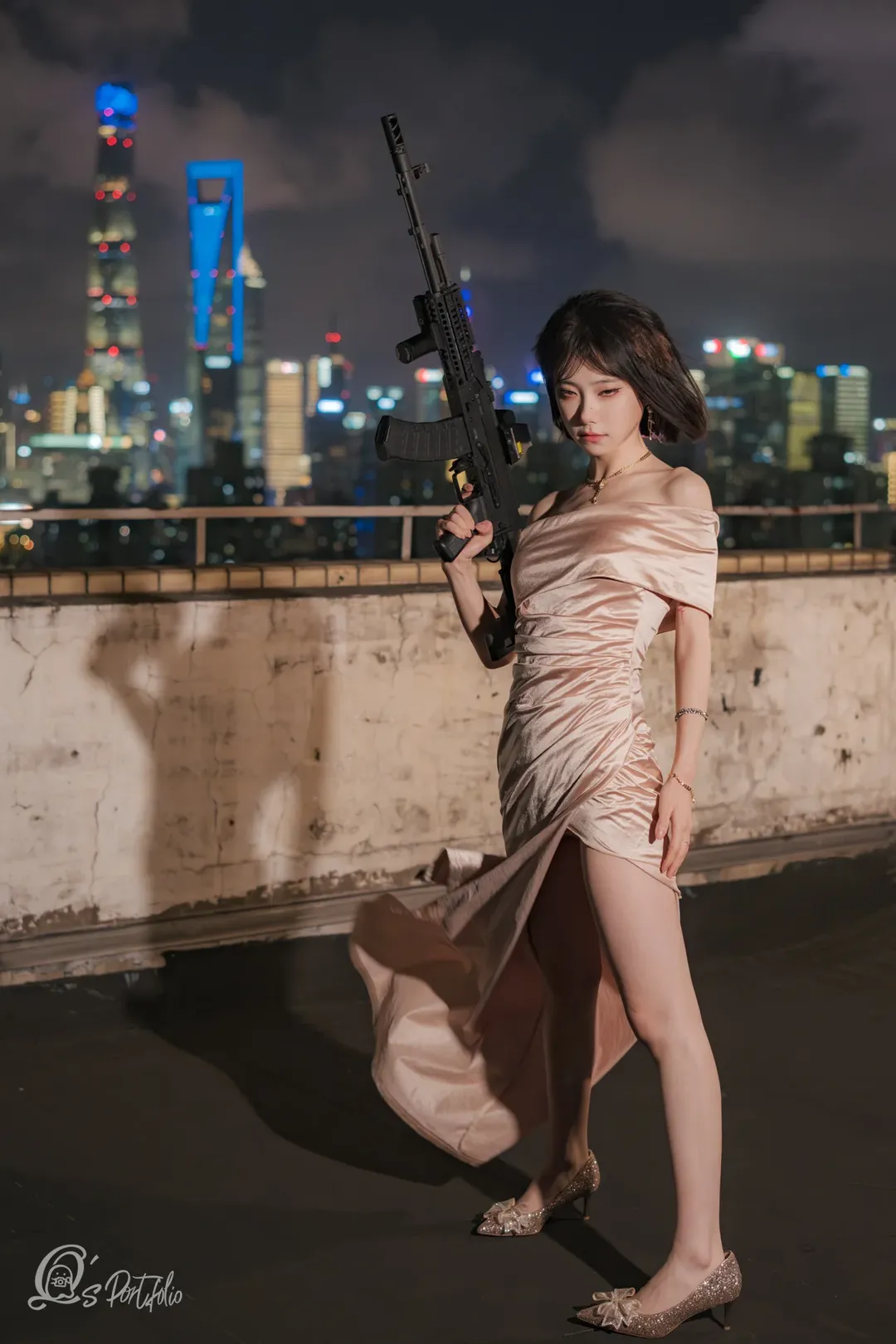 【史密斯夫人cos】陸家嘴天台上的女間諜之夜 - 第 4 張