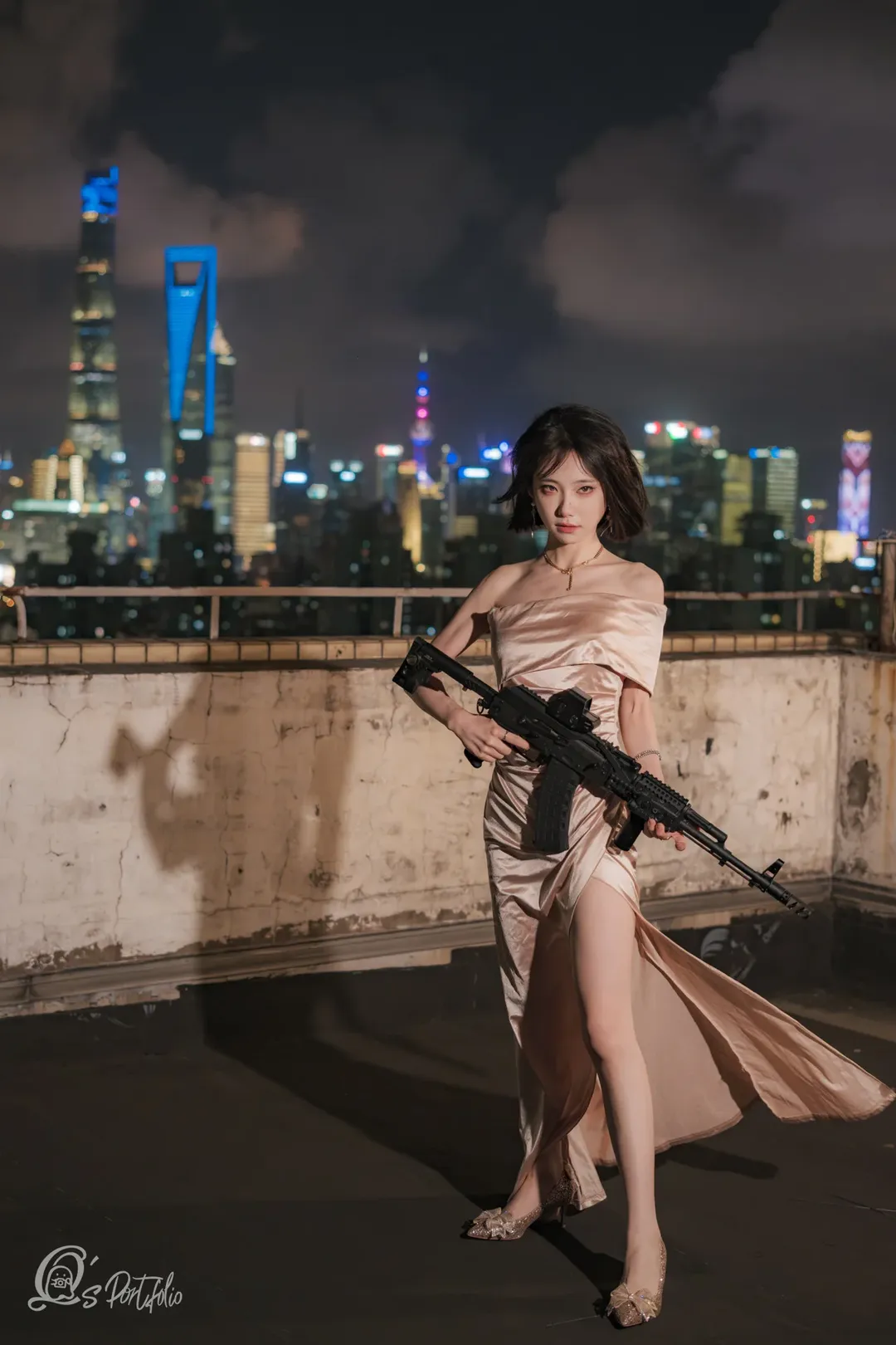 【史密斯夫人cos】陸家嘴天台上的女間諜之夜 - 第 5 張