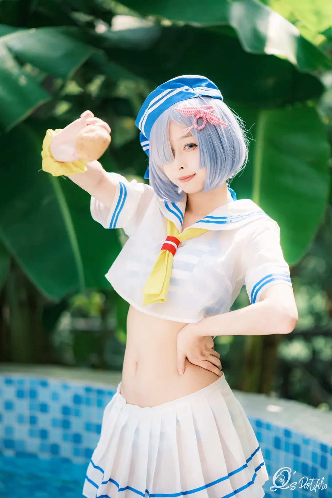 【雷姆cos】从零开始的异世界泳装写真 - 第 11 张