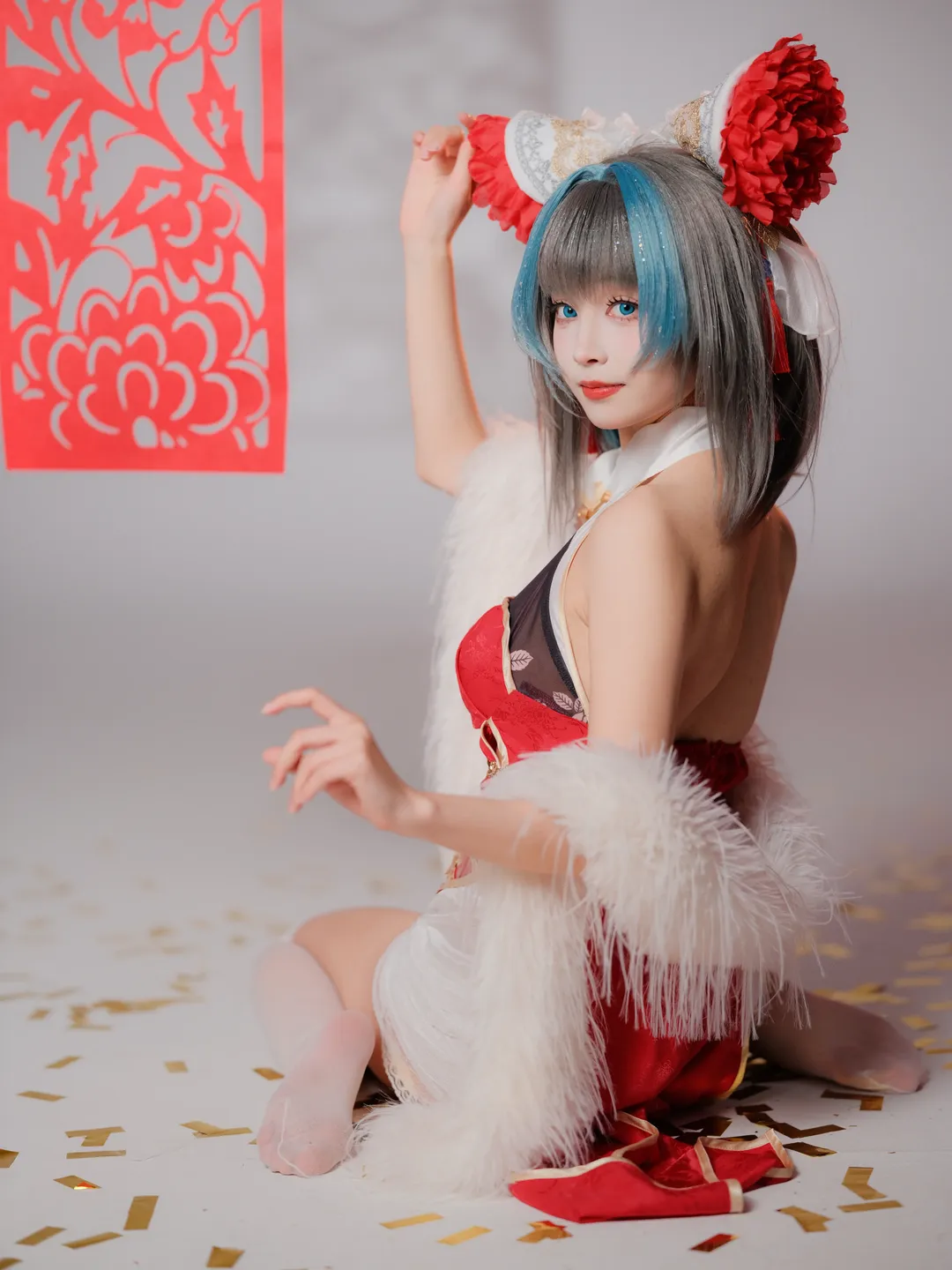 [Cheshire Cosplay] Azur Lane's Kitty Is Here to Send New Year Greetings - Image 4