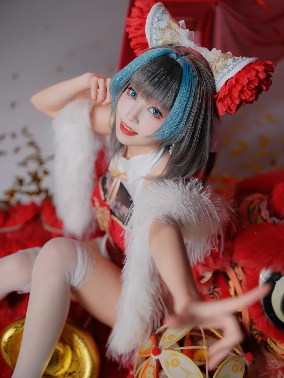 [Cheshire Cosplay] Azur Lane's Kitty Is Here to Send New Year Greetings - Image 7