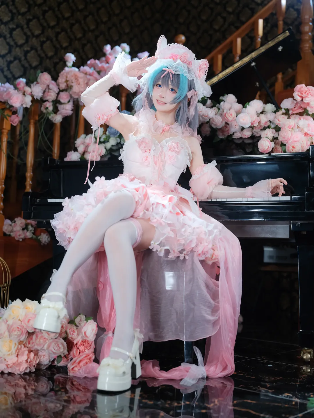 【碧蓝航线柴郡cos】花嫁造型的甜蜜实拍分享