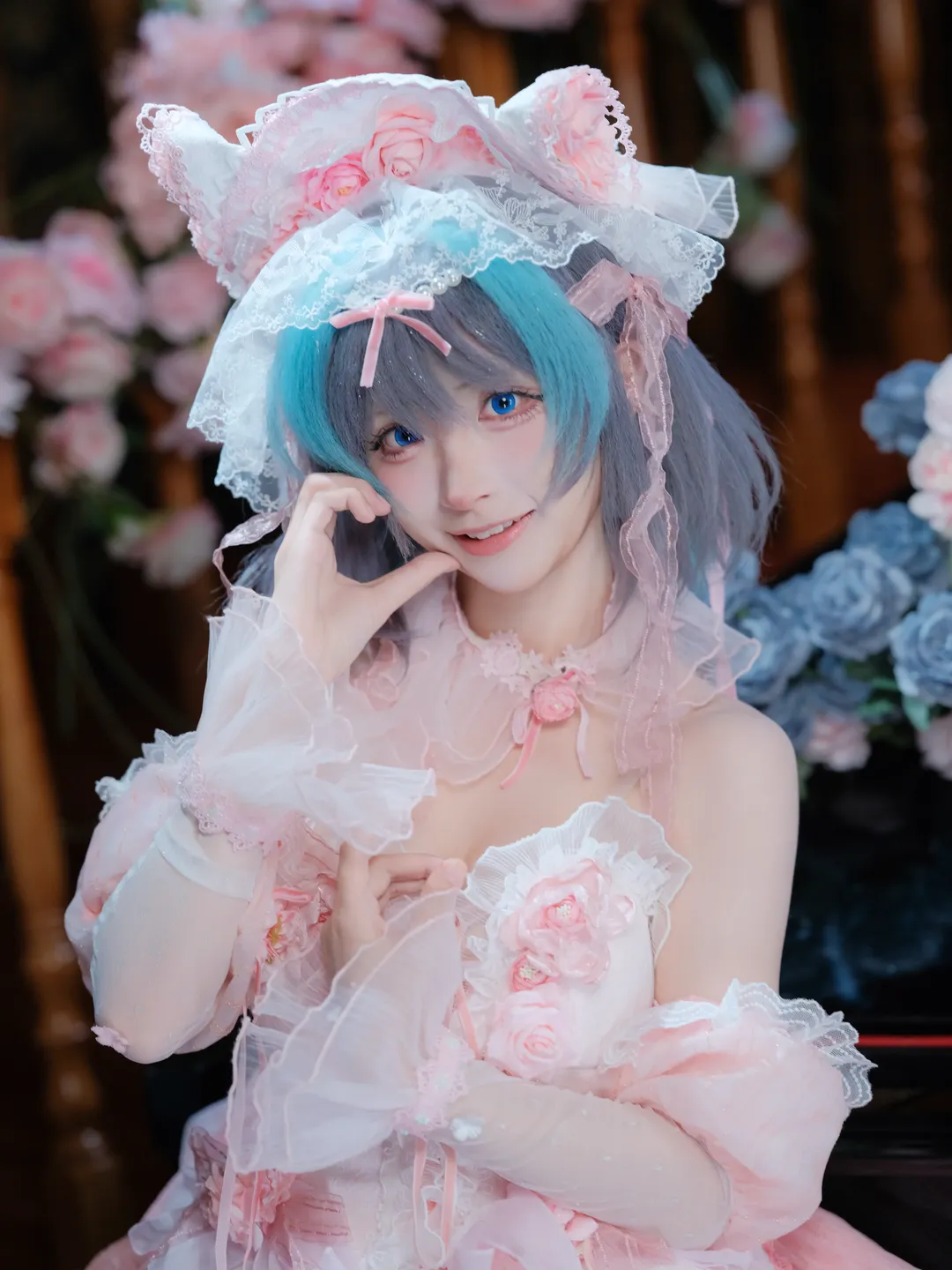 【チェシャー コスプレ】『アズールレーン』花嫁チェシャーの甘美な撮影レポート - 4 枚目