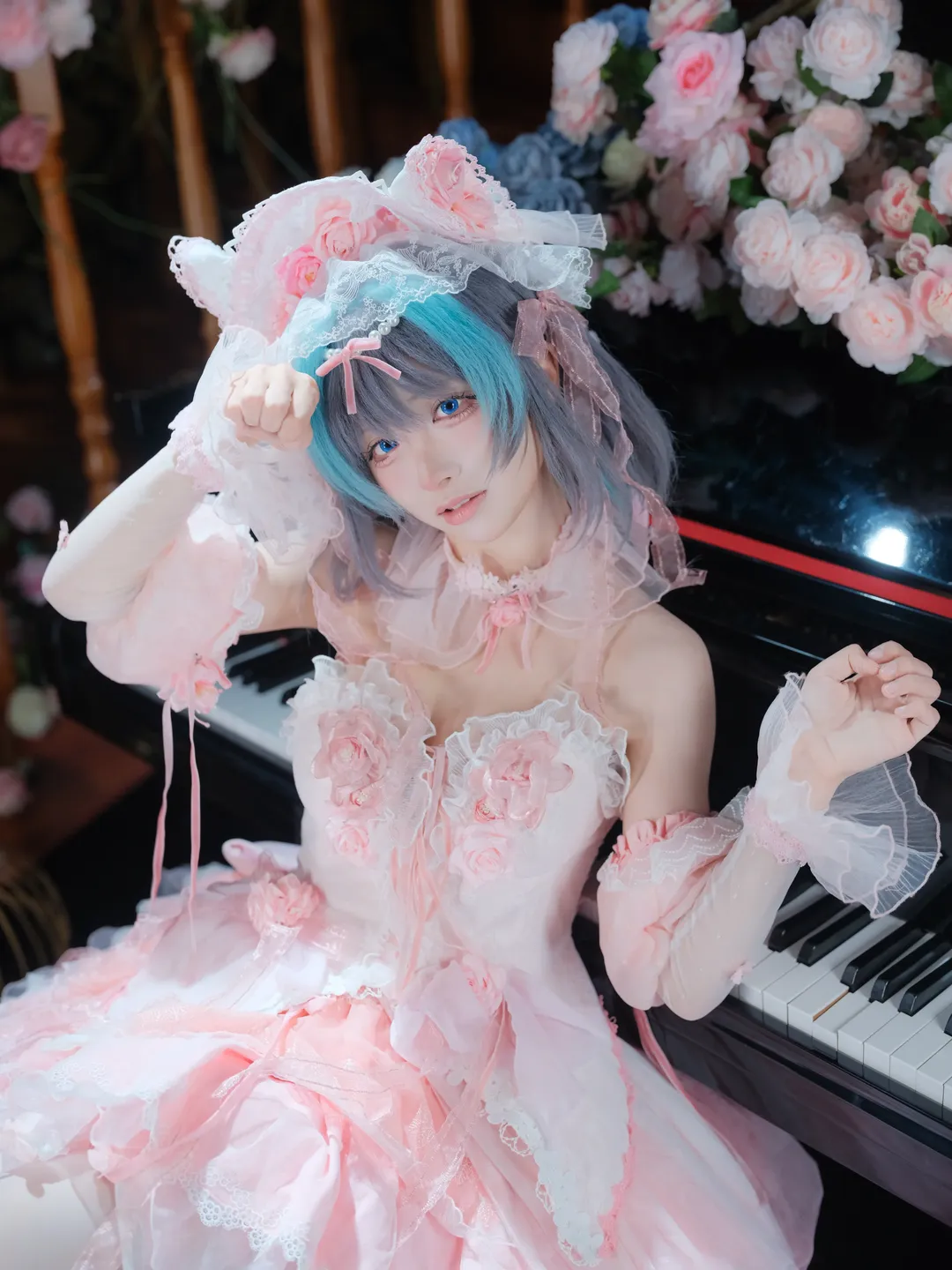 【チェシャー コスプレ】『アズールレーン』花嫁チェシャーの甘美な撮影レポート - 5 枚目