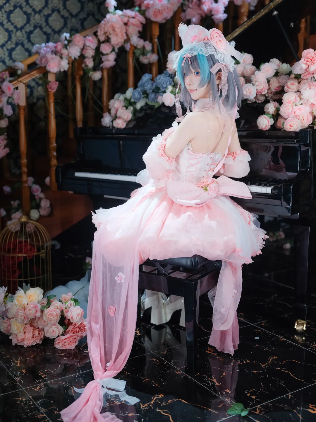 【チェシャー コスプレ】『アズールレーン』花嫁チェシャーの甘美な撮影レポート - 6 枚目