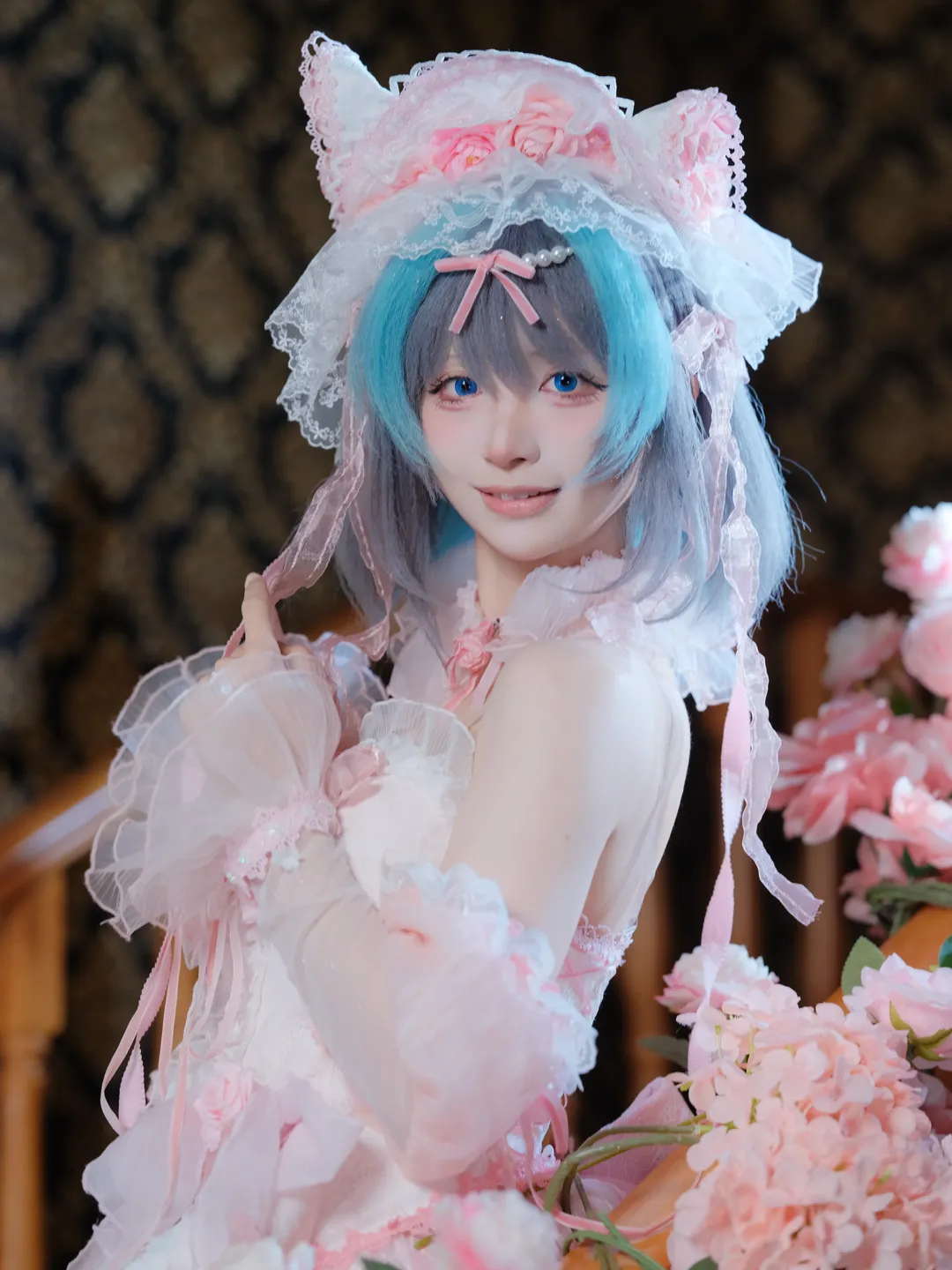 【チェシャー コスプレ】『アズールレーン』花嫁チェシャーの甘美な撮影レポート - 7 枚目