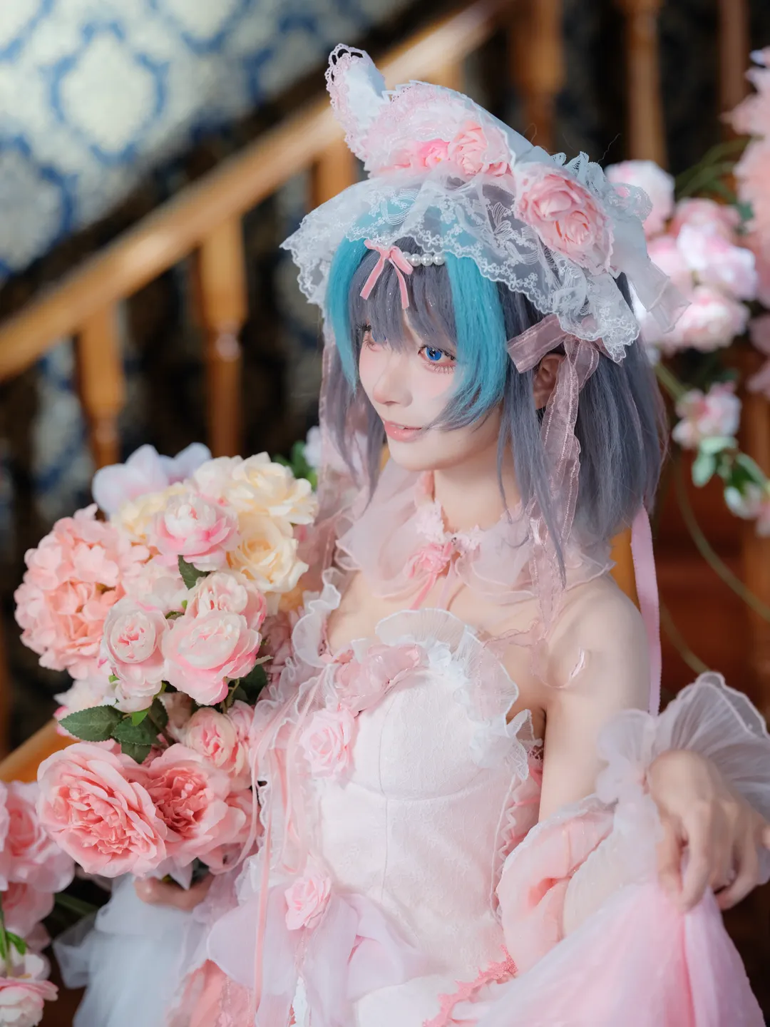 【チェシャー コスプレ】『アズールレーン』花嫁チェシャーの甘美な撮影レポート - 9 枚目
