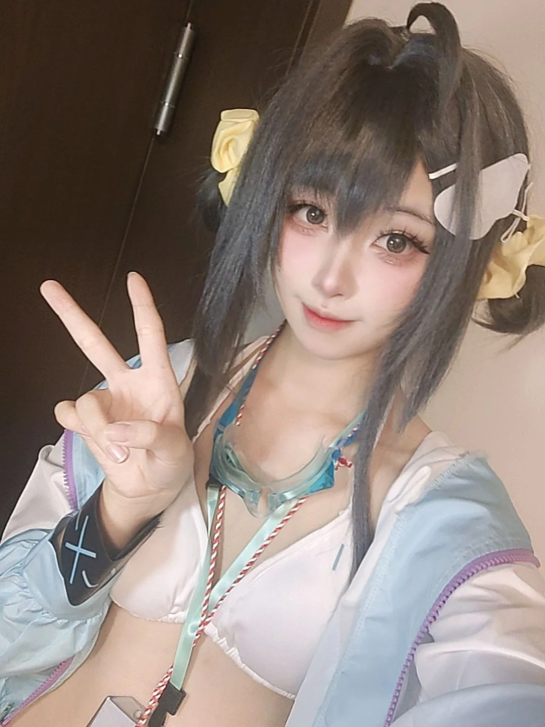 【拉菲艾拉cos】羽毛笔的泳装自拍记录 - 第 1 张