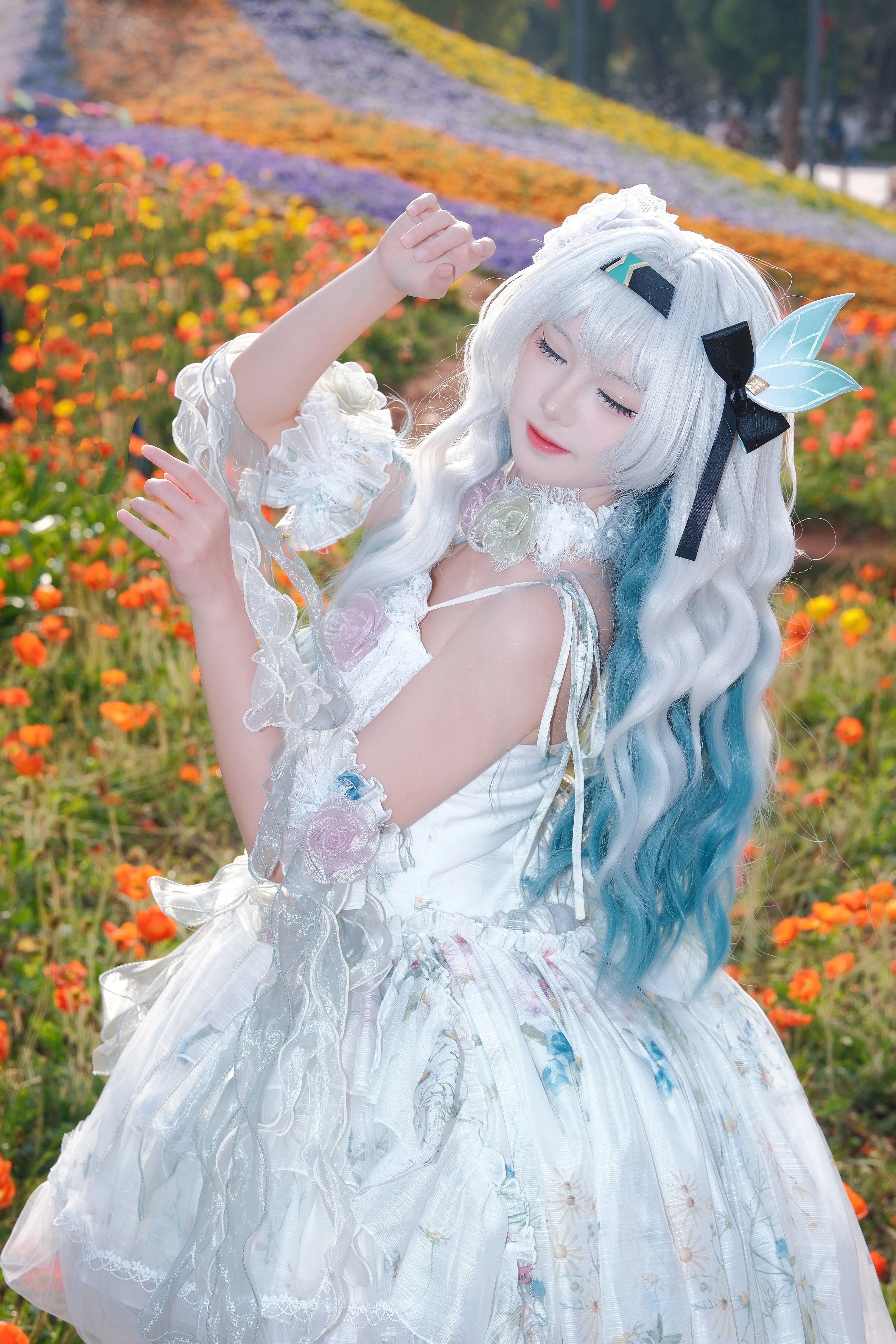 【流萤cos】崩坏星穹铁道，春日花田里的私设少女 - 第 2 张