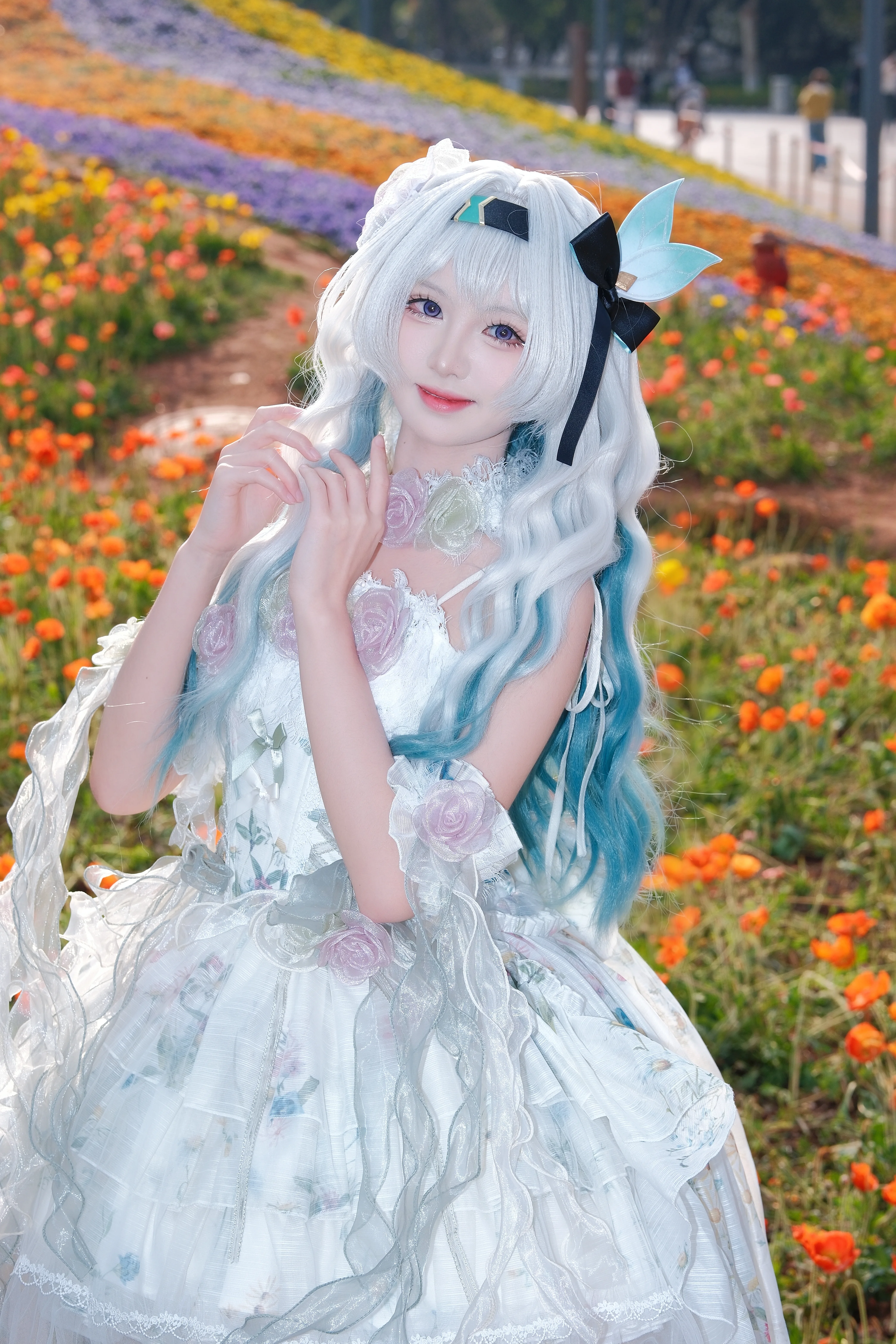 【流萤cos】崩坏星穹铁道，春日花田里的私设少女 - 第 3 张