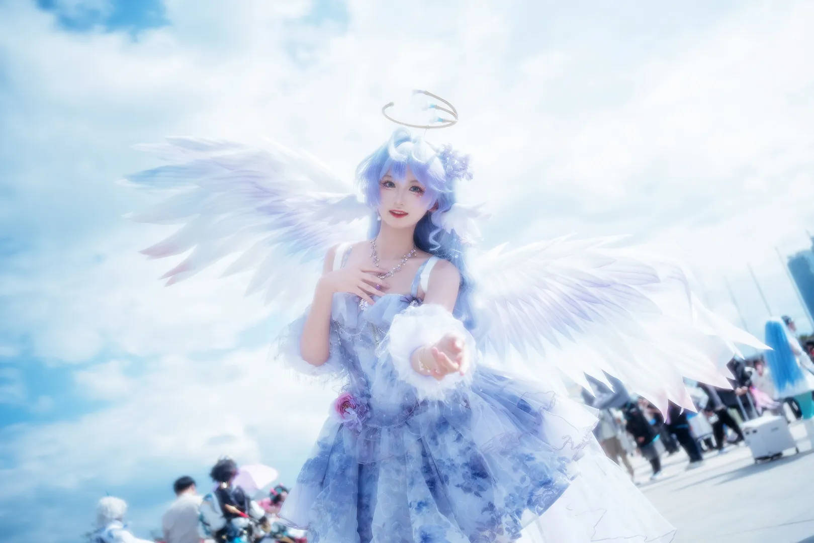 [Robin cosplay] Custom Design Angel from Honkai: Star Rail — Seeking the Melody That Touches the Sky - Image 2