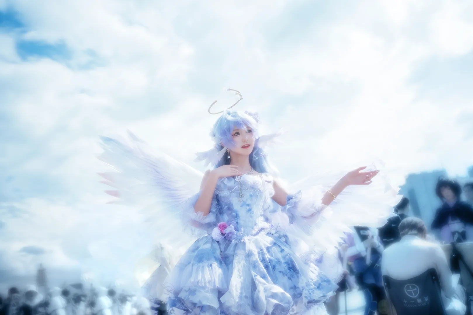 [Robin cosplay] Custom Design Angel from Honkai: Star Rail — Seeking the Melody That Touches the Sky - Image 4