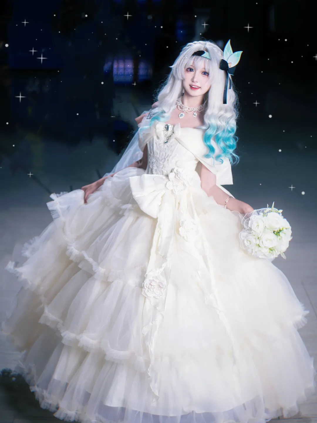 【ホタル コスプレ】『崩壊：スターレイル』捏造花嫁、目覚めたくない夢 - 1 枚目