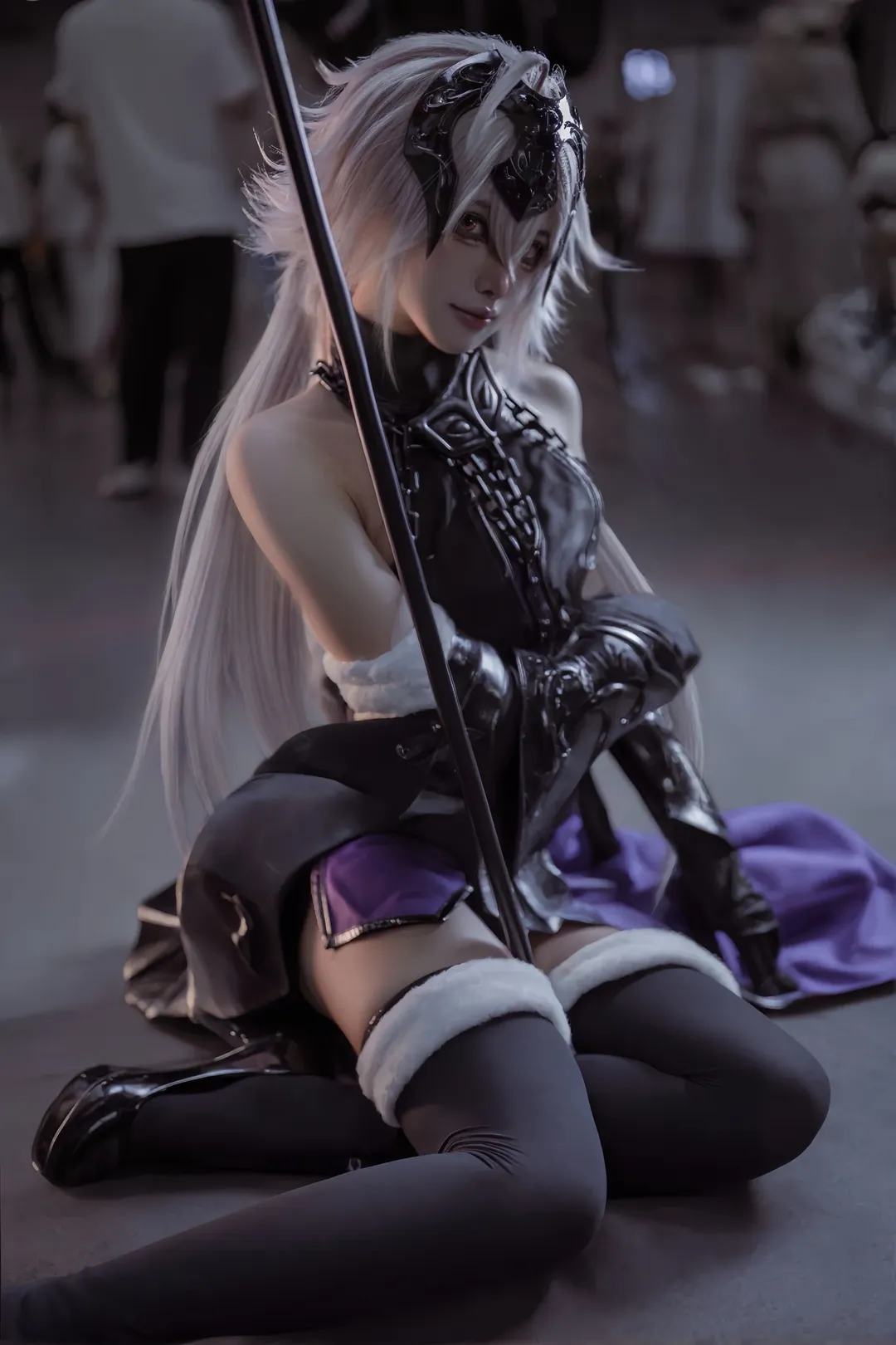 【黑贞cos】Fate中的复仇之火，冷酷与性感的结合 - 第 1 张