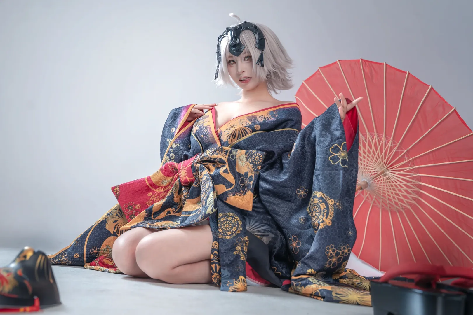 【黑貞cos】Fate/Grand Order花魁造型的正片分享
