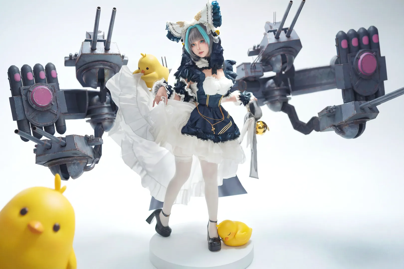 【柴郡cos】碧蓝航线里的治愈系女仆，机械与少女感并存 - 第 1 张