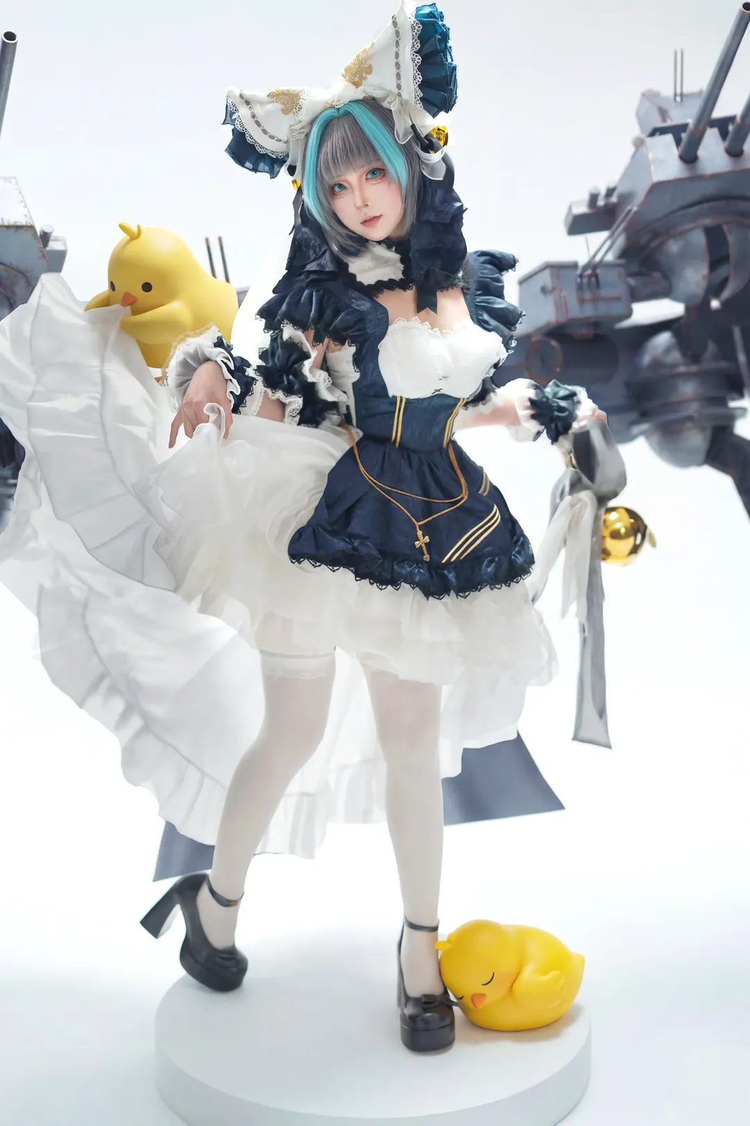 【柴郡cos】碧蓝航线里的治愈系女仆，机械与少女感并存