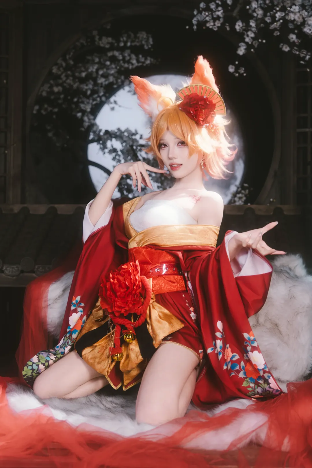 【妲己cos】紅妝赴月夜，王者峽谷的魅影 - 第 3 張