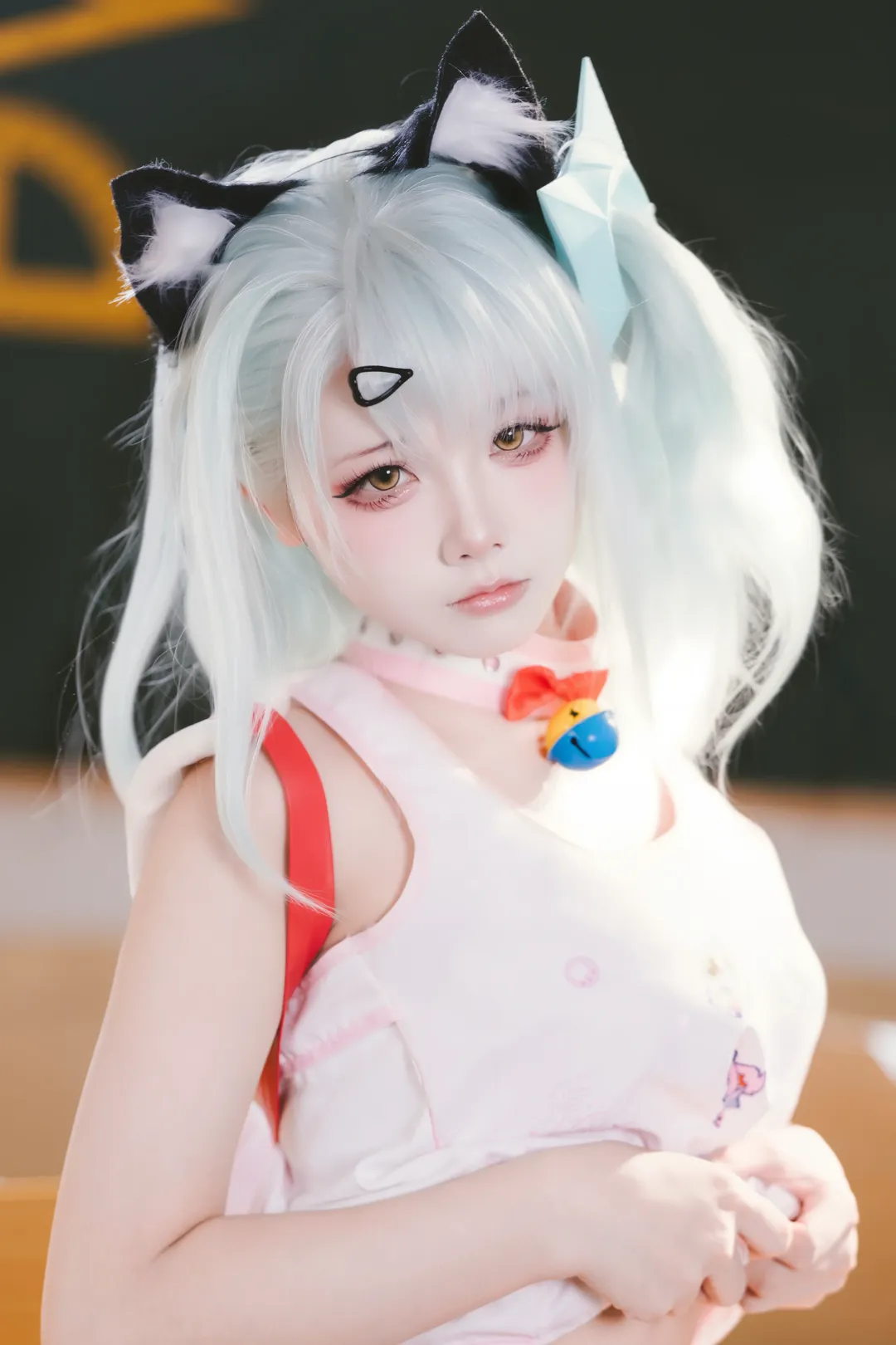 【千夏cos】绝区零KFC联名校园日常，妄想天使降临 - 第 2 张