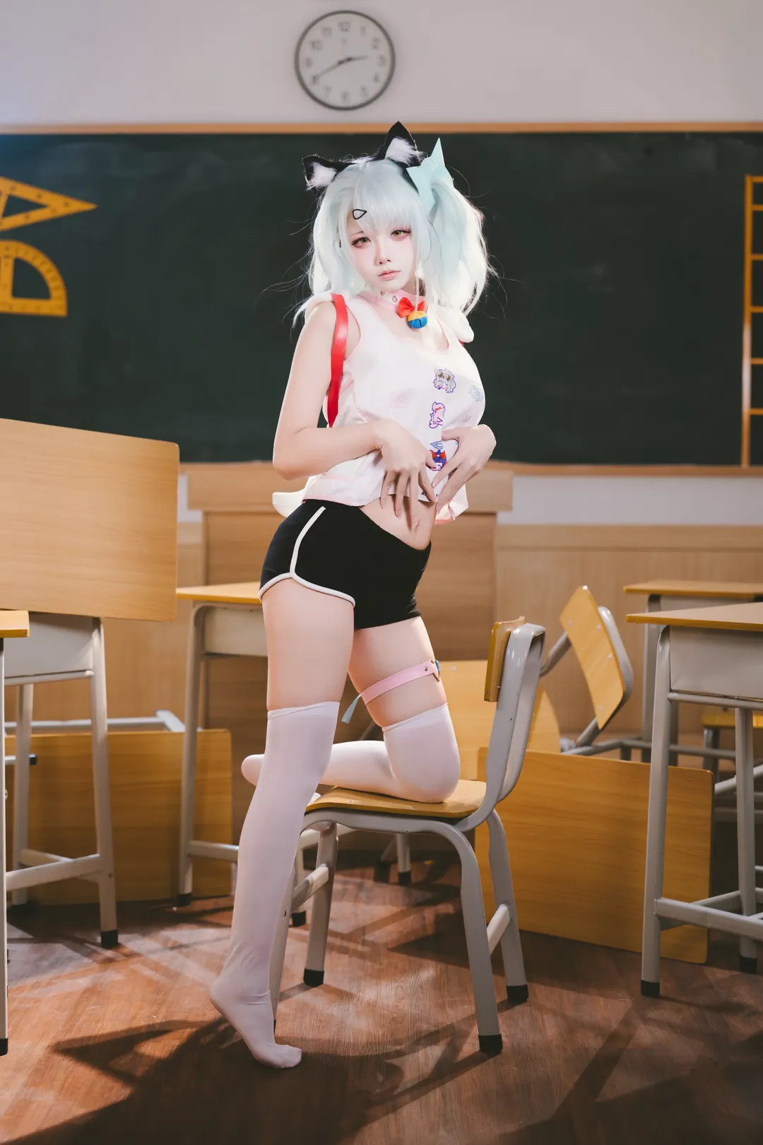 【千夏cos】绝区零KFC联名校园日常，妄想天使降临