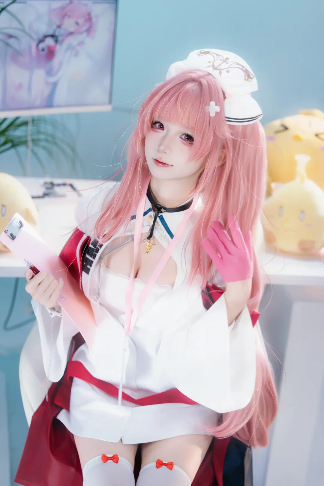【パーシュースコスプレ】アズールレーン：ナース当直日の優しい記録 - 2 枚目