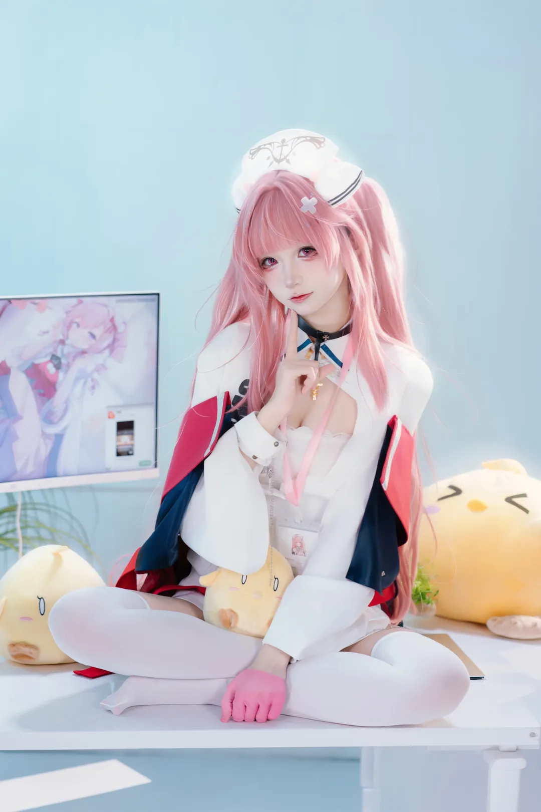 【パーシュースコスプレ】アズールレーン：ナース当直日の優しい記録 - 3 枚目