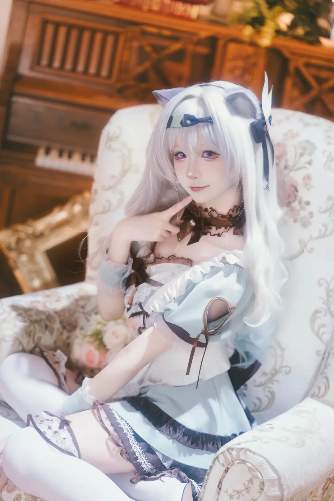【流萤cos】崩坏星穹铁道里的复古女仆装 - 第 3 张