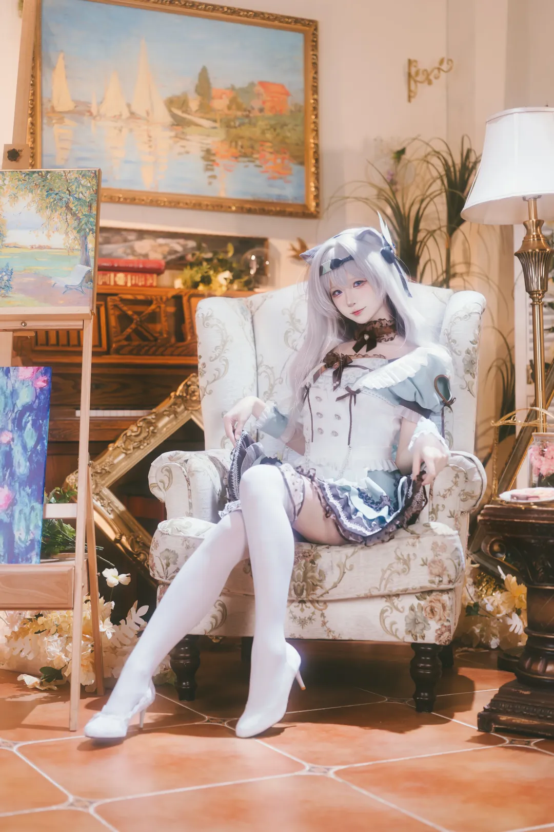 【流萤cos】崩坏星穹铁道里的复古女仆装
