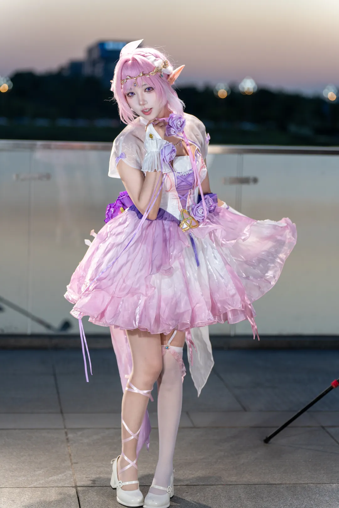 【愛莉希雅cos】崩壞3暮色下的粉色妖精 - 第 1 張
