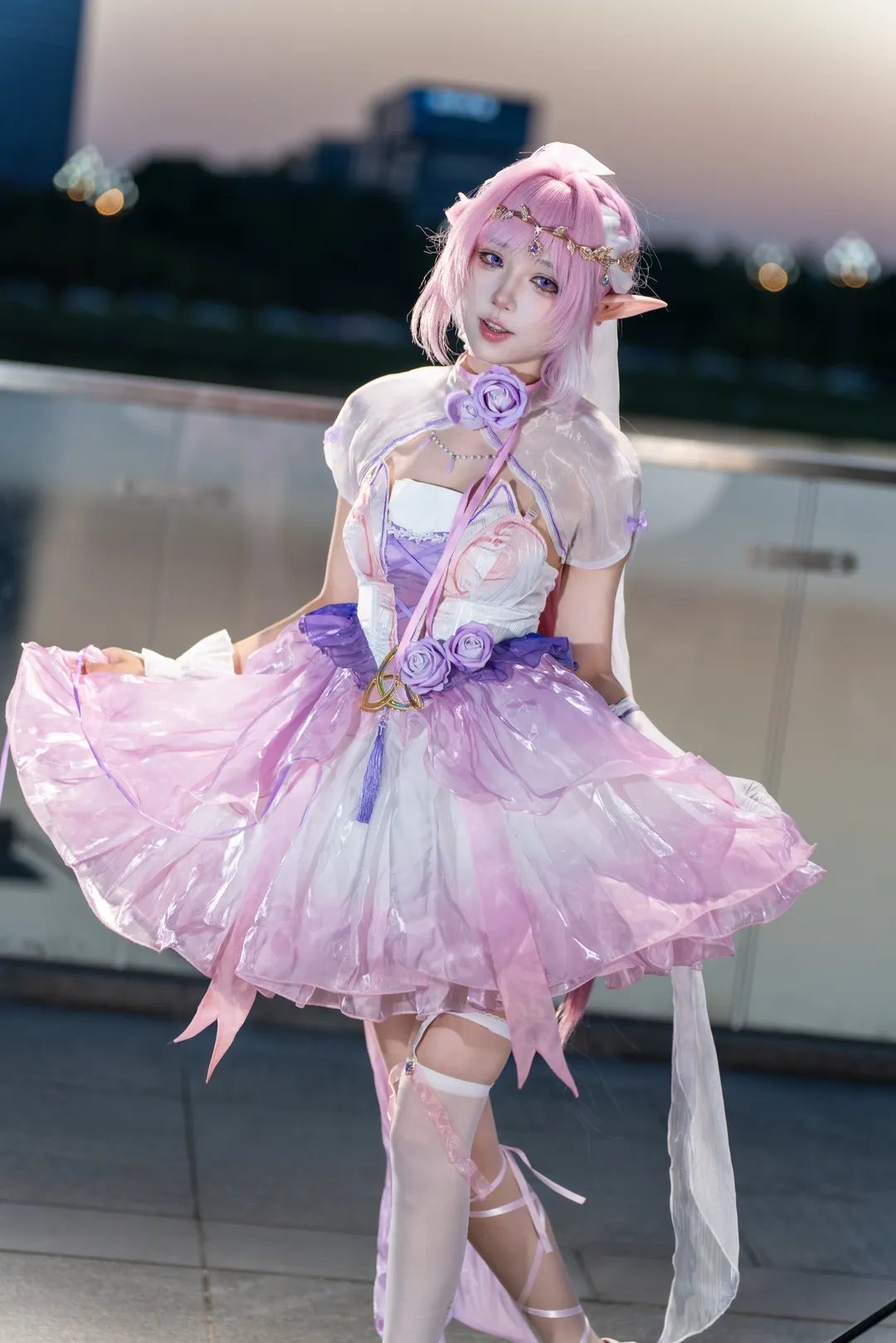【愛莉希雅cos】崩壞3暮色下的粉色妖精 - 第 2 張