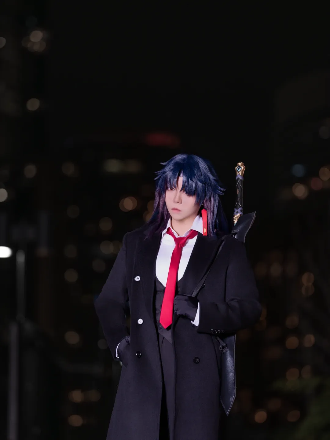 【刃cos】崩坏星穹铁道西装刃悉尼雨夜正片