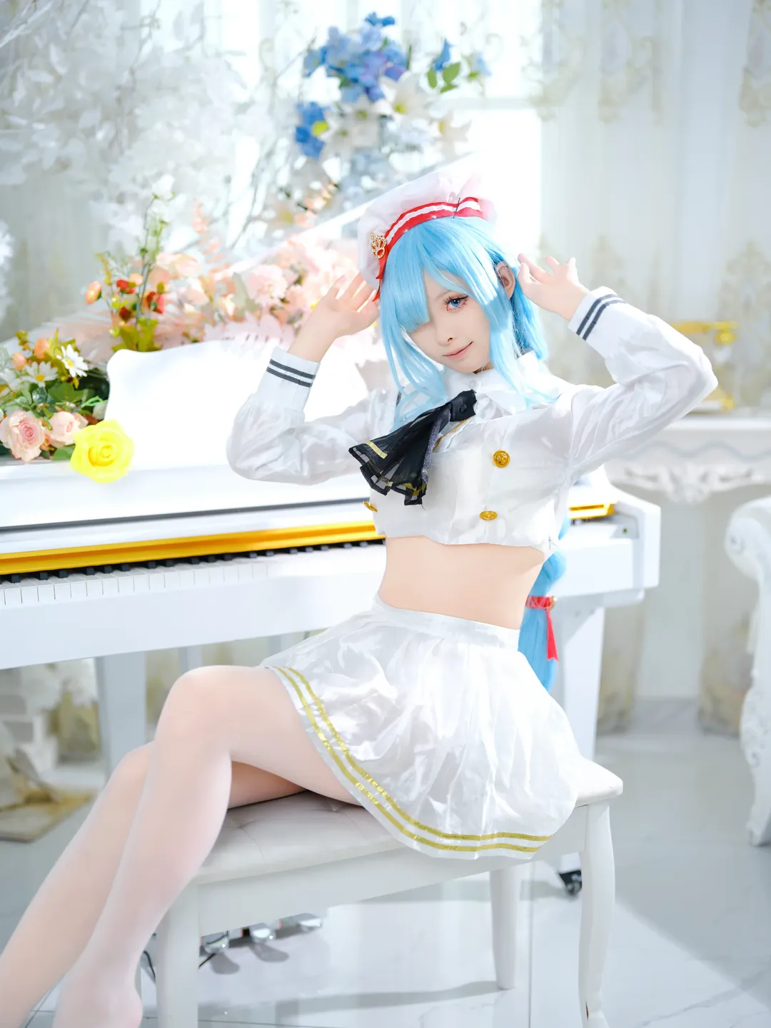 【雅努斯cos】碧蓝航线 纯白与浅蓝的航海少女