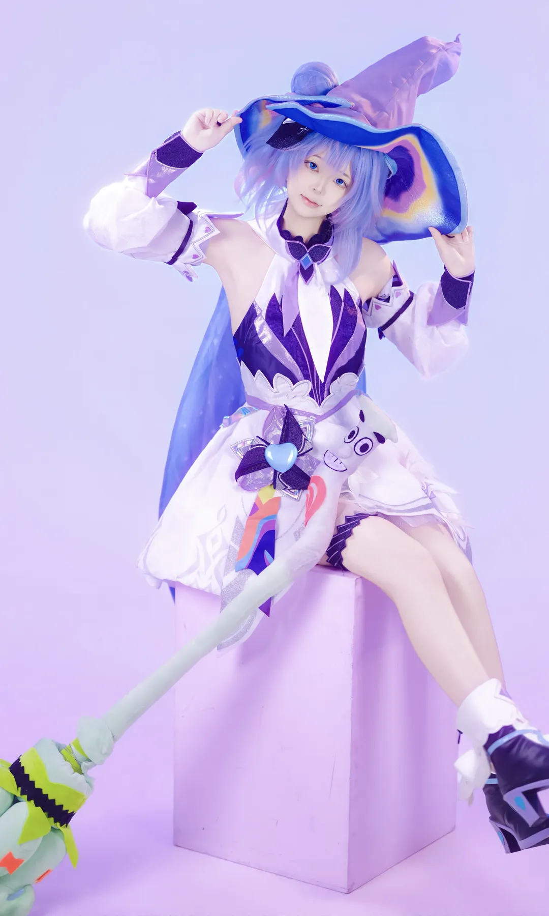【小喬cos】王者榮耀時之魔女的紫色魔法世界 - 第 2 張