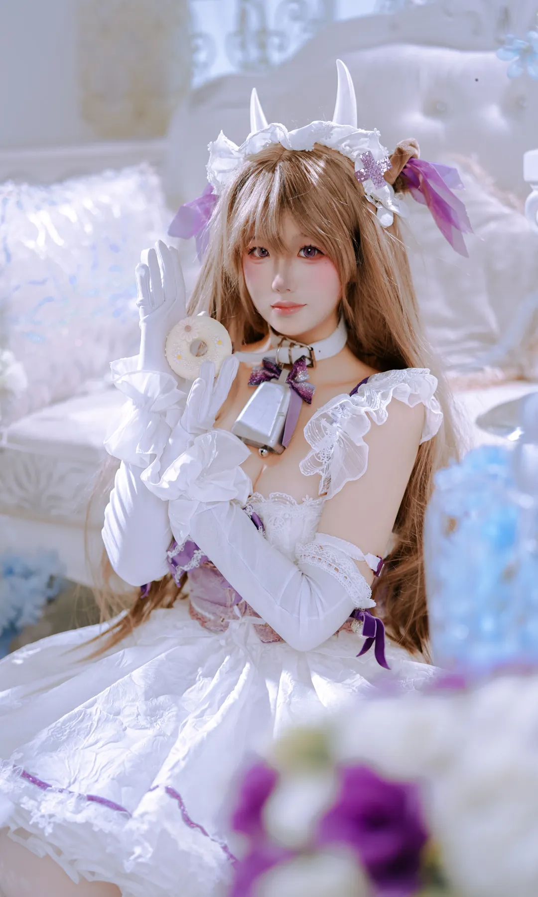 【樫野cos】碧蓝航线白裙与蕾丝的浪漫演绎 - 第 3 张