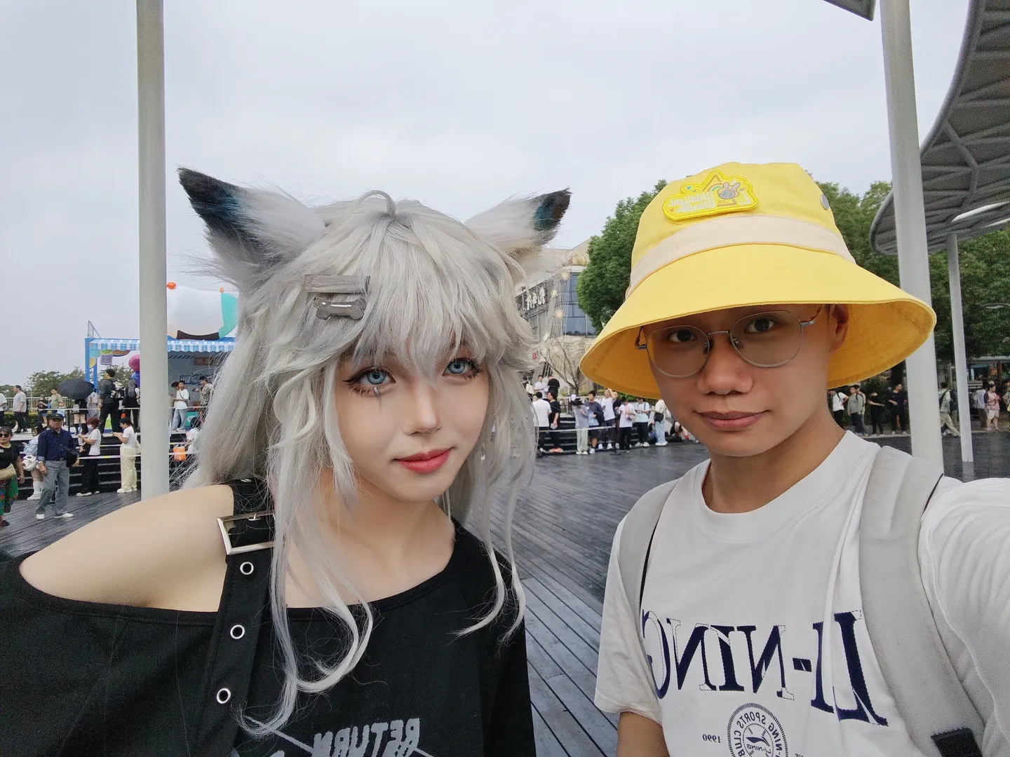 【黑角cos】明日方舟仙林金鹰巡展，排五个小时抽到六星 - 第 10 张