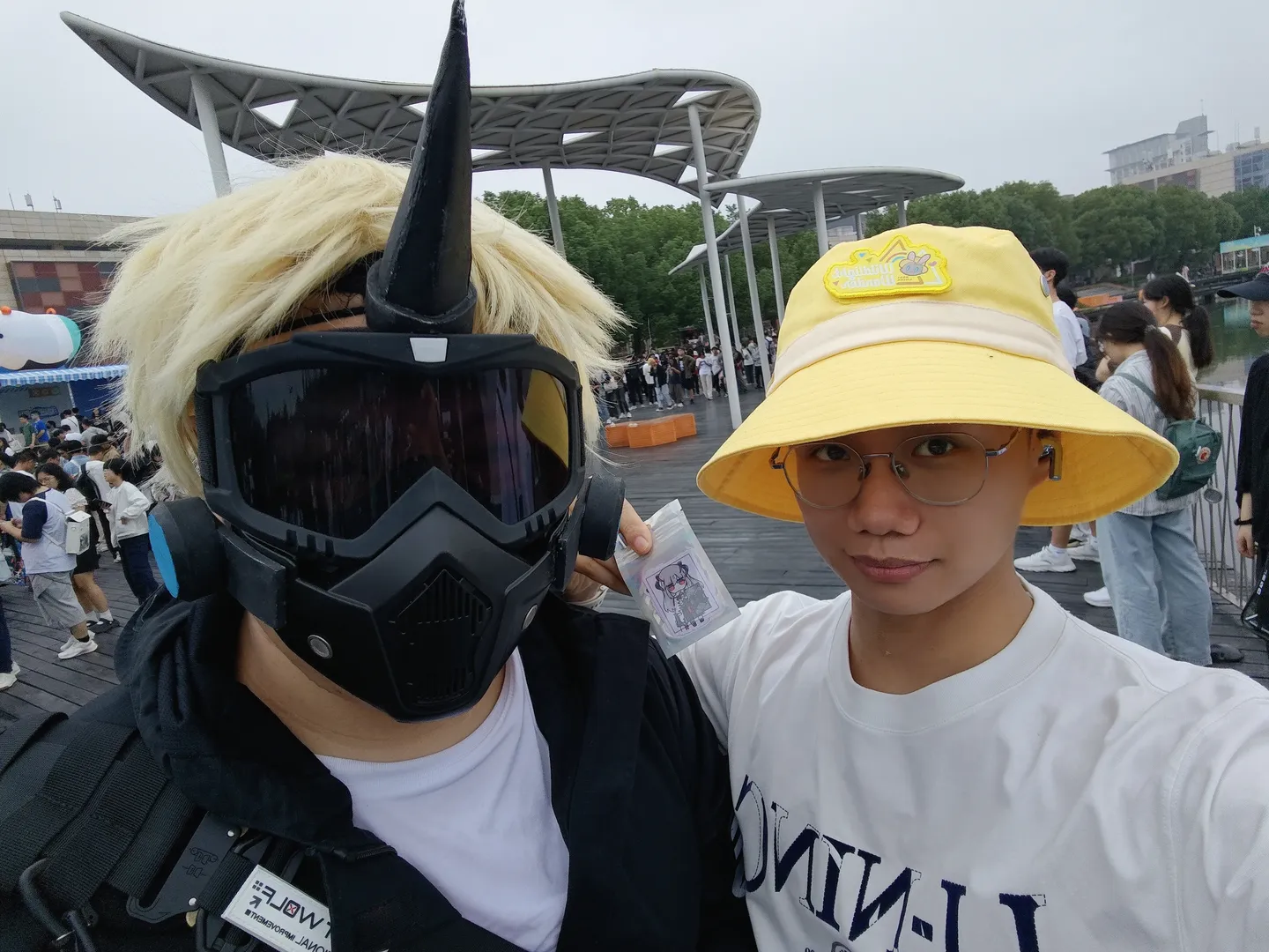【黑角cos】明日方舟仙林金鹰巡展，排五个小时抽到六星 - 第 13 张