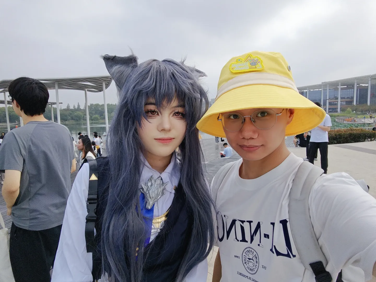 【黑角cos】明日方舟仙林金鹰巡展，排五个小时抽到六星 - 第 6 张