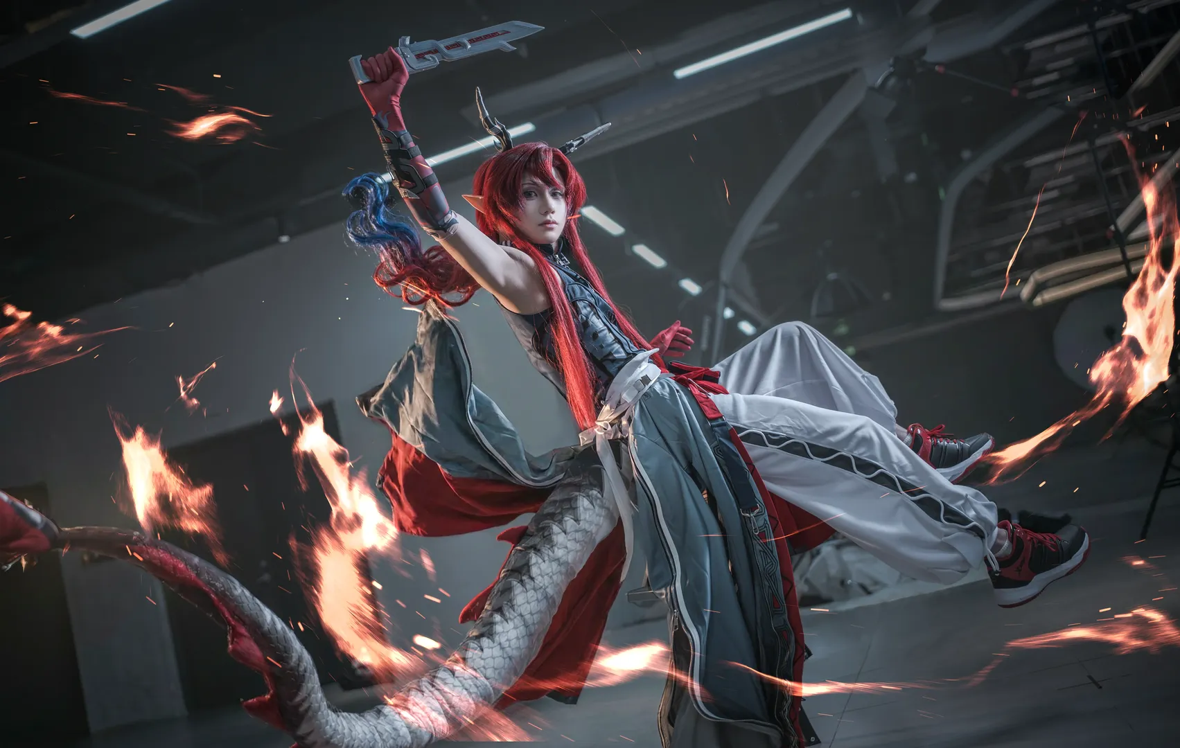 【岁cos】明日方舟，炒豆橛子的场照来了 - 第 1 张