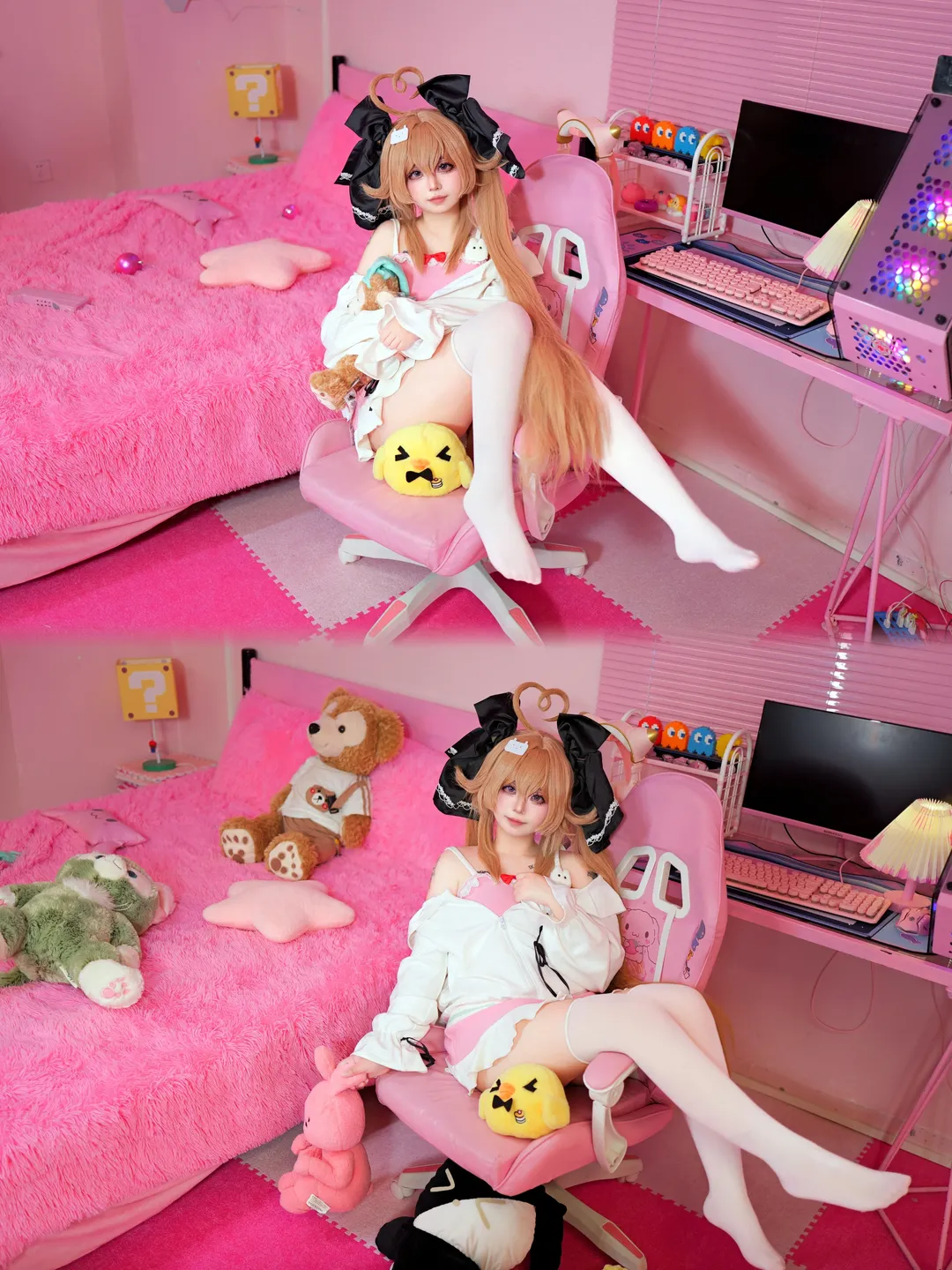 【Attilio Regolo cosplay】Azur Lane Pink Cottage: Inviting You to Spend a Relaxing Afternoon - Image 1