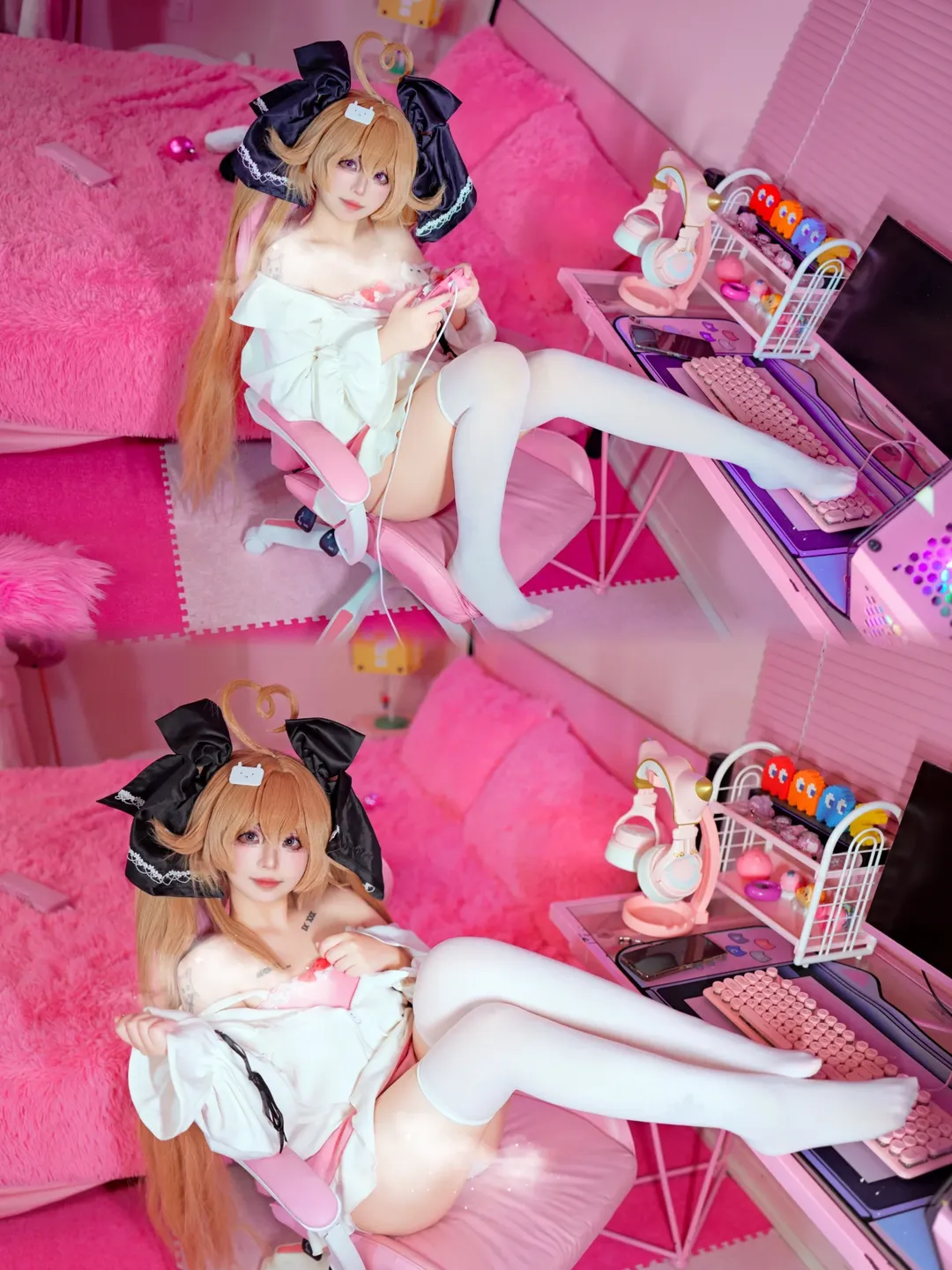 【Attilio Regolo cosplay】Azur Lane Pink Cottage: Inviting You to Spend a Relaxing Afternoon - Image 3