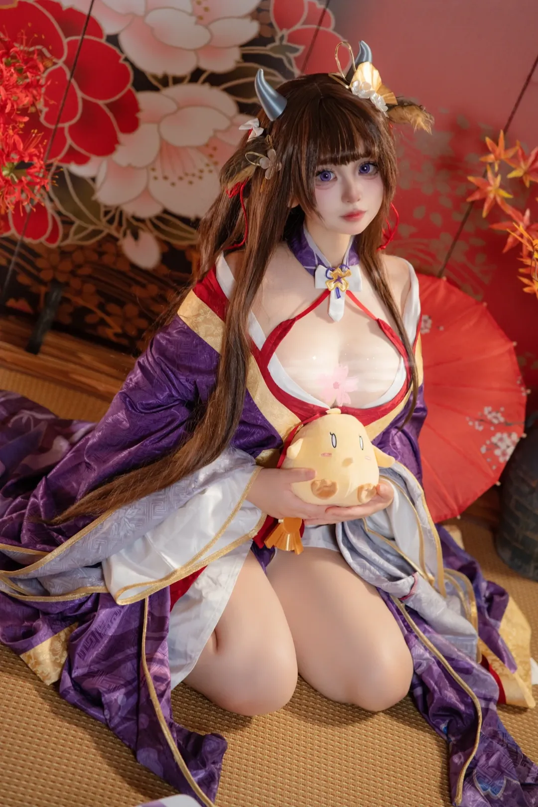 【樫野牛牛cos】碧蓝航线里那份紫色缎面的温柔与性感
