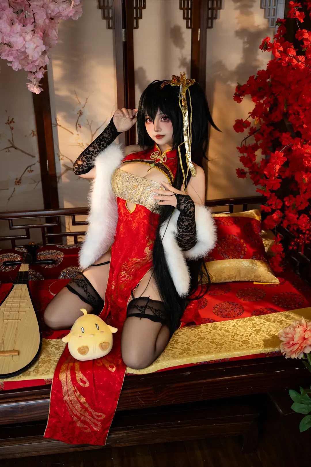 【大凤cos】碧蓝航线凤鸣春晓，红金华服的拍摄分享 - 第 3 张