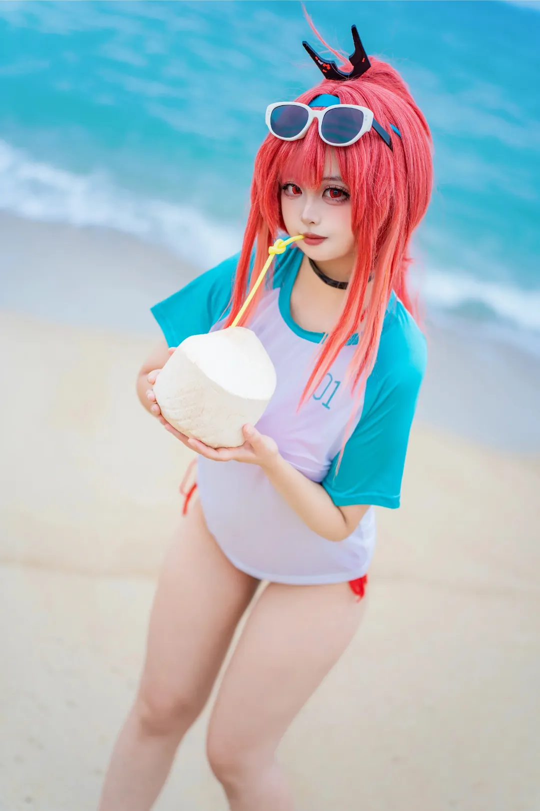 【拉毗cos】Nikke胜利女神，清爽夏日泳装造型分享